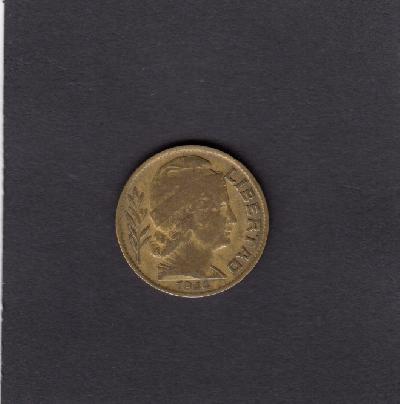 Beschrijving: 20 Centavos  COW 